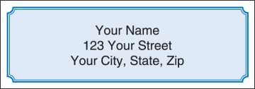 Address Labels | Order From Designer Checks