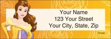 Disney Princess Labels