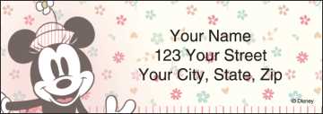 Disney Address Labels | Designer Checks