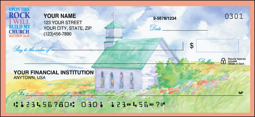 Country Churches Checks | Designer Checks
