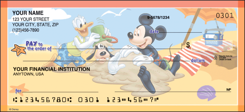 Disney Mickey Mouse Adventures Checks