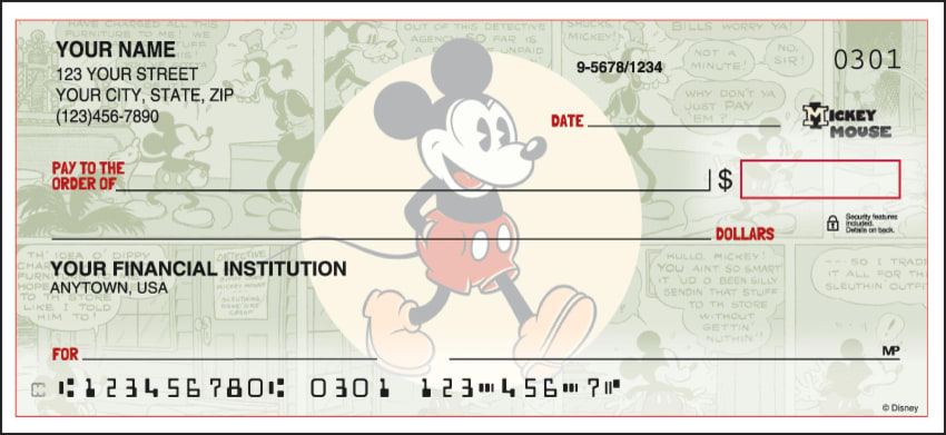 Mickey Mouse Checks | Designer Checks