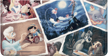 Enlarged view of disney classics checkbook cover
