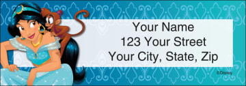 disney princess address labels - click to preview