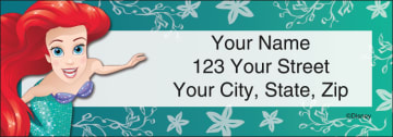 disney princess address labels - click to preview