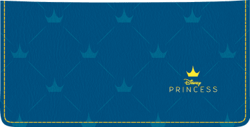 Enlarged view of disney princess checkbook cover