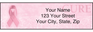 Hope for the Cure Breast Cancer Awareness Address Labels – click to view product detail page