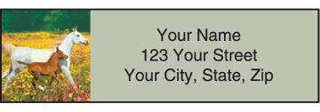 horse play address labels - click to preview