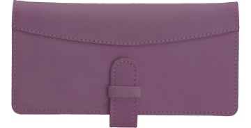 Enlarged view of iris clutch checkbook cover