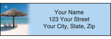 Island Escapes Address Labels – click to view product detail page