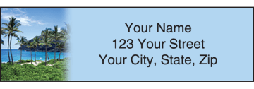 island escapes address labels - click to preview