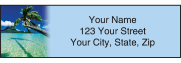island escapes address labels - click to preview
