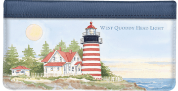 Lighthouses Checkbook Cover - click to view larger image