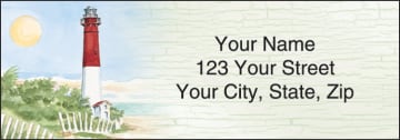 lighthouses address labels - click to preview