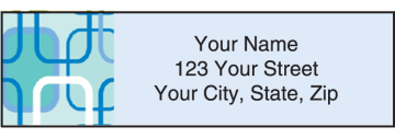 Enlarged view of metro address labels