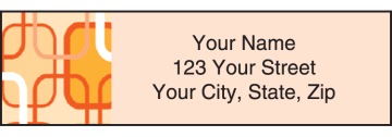 Enlarged view of metro address labels