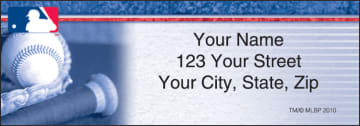 mlb address labels - click to preview