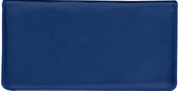Navy Checkbook Cover - click to view larger image