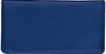 Navy Blue Side Tear Checkbook Cover – click to view product detail page