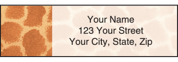 Animal Print Address Labels - click to view larger image