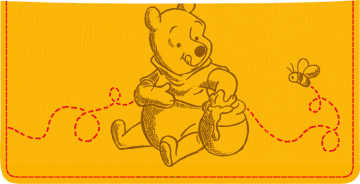 Disney Pooh & Friends Checkbook Cover - click to view larger image