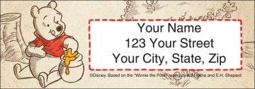 Winnie the Pooh Address Labels – click to view product detail page