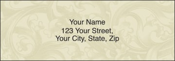 renaissance address labels - click to preview