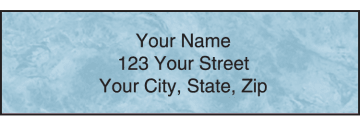 royal monogram address labels - click to preview