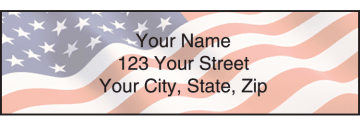 Stars and Stripes Address Labels – click to view product detail page