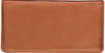 Tan Checkbook Cover - click to view larger image