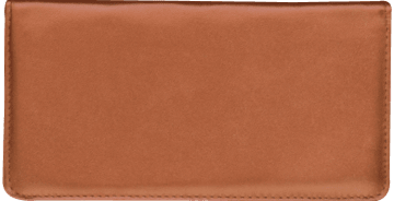 Tan Side Tear Checkbook Cover - click to view larger image