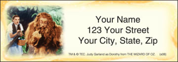 the wizard of oz address labels - click to preview