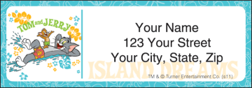 tom & jerry new address labels - click to preview