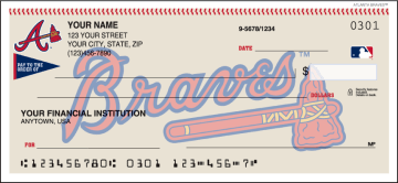 MLB - Atlanta Braves Checks - click to view larger image