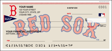 Enlarged view of mlb - boston red sox checks