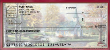 thomas kinkade churches checks - click to preview