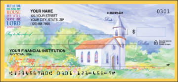 Country Churches Checks - click to view larger image