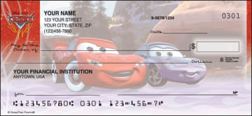 Enlarged view of disney/pixar cars checks