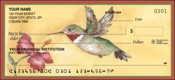 hummingbirds checks - click to preview