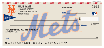 MLB - New York Mets Checks - click to view larger image