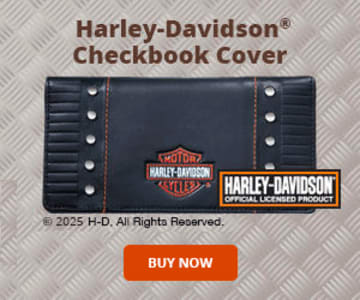 Harley-Davidson Checkbook Cover