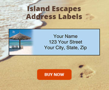 Island Escapes Address Labels