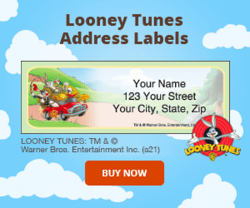 Looney Tunes Address Labels