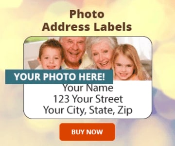 Photo Address Labels