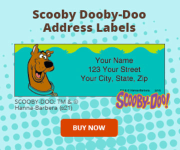 Scooby-Doo Address Labels