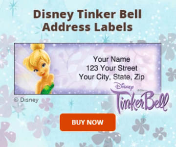 Tinker Bell Address Labels