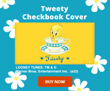 Totally Tweety Checkbook Cover