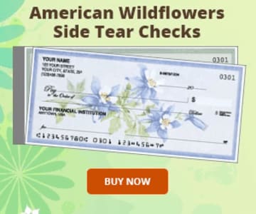 American Wildflowers Side Tear Checks