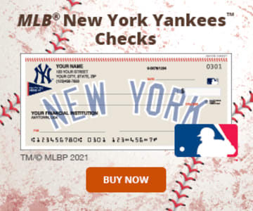 MLB - New York Yankees Checks