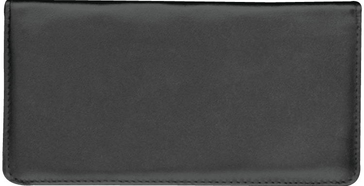 Black Checkbook Cover